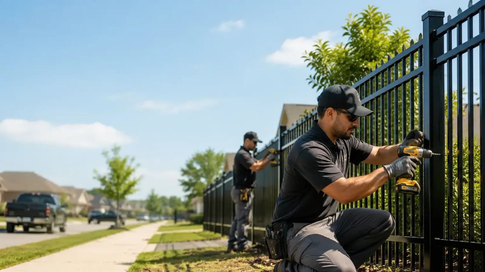 Metal Fence Installation in Austin, AR